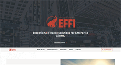 Desktop Screenshot of effifinance.com