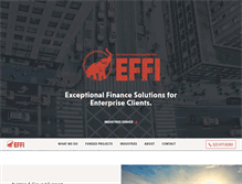 Tablet Screenshot of effifinance.com